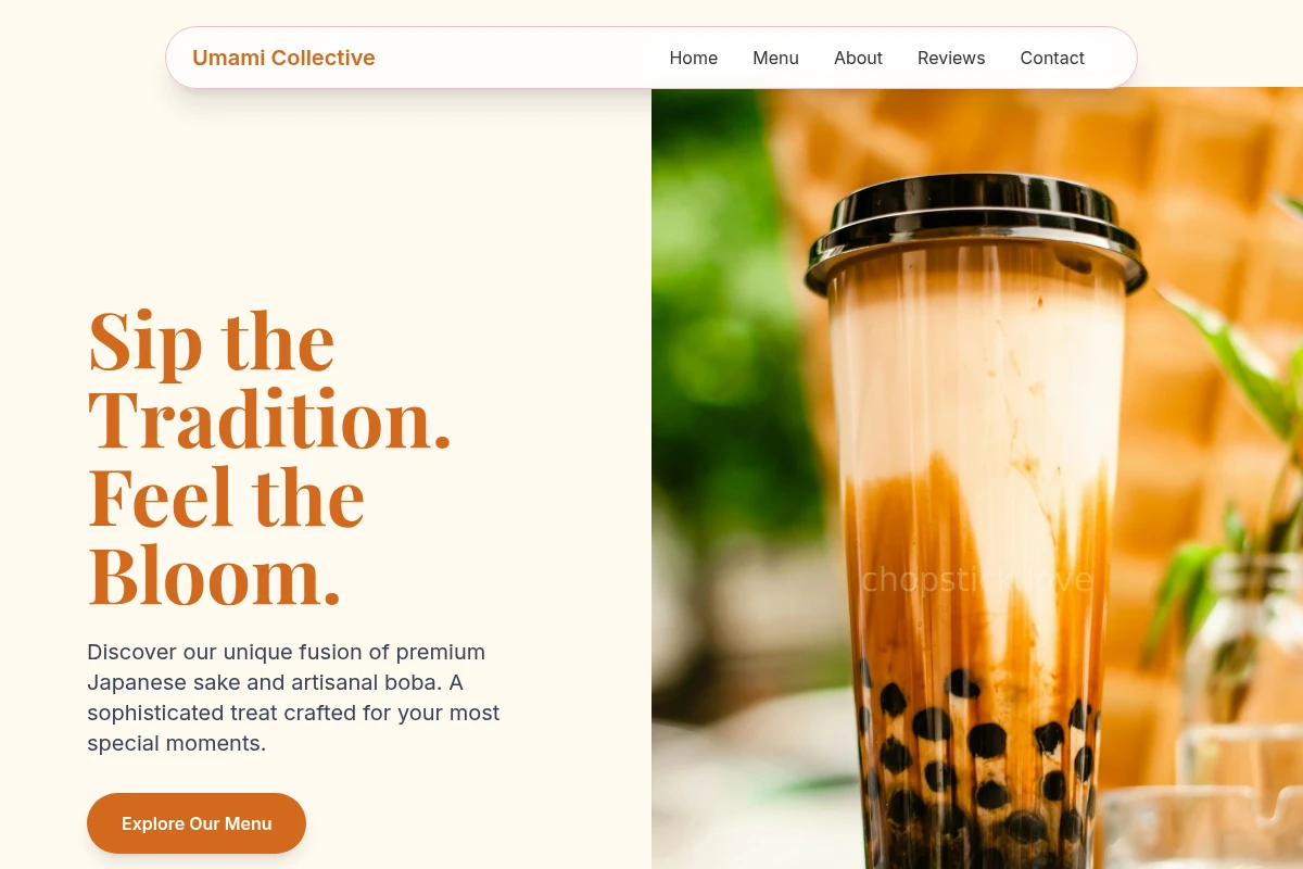 Sake Boba Shop