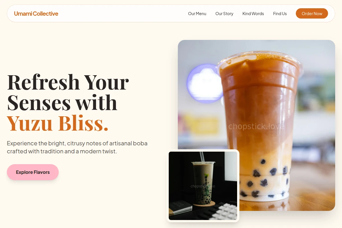 Yuzu Boba Shop