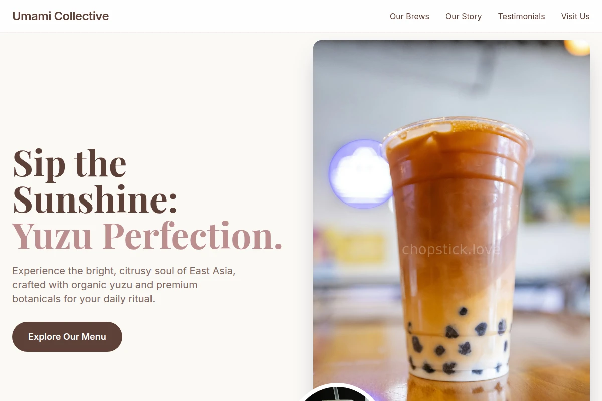 Yuzu Boba Shop