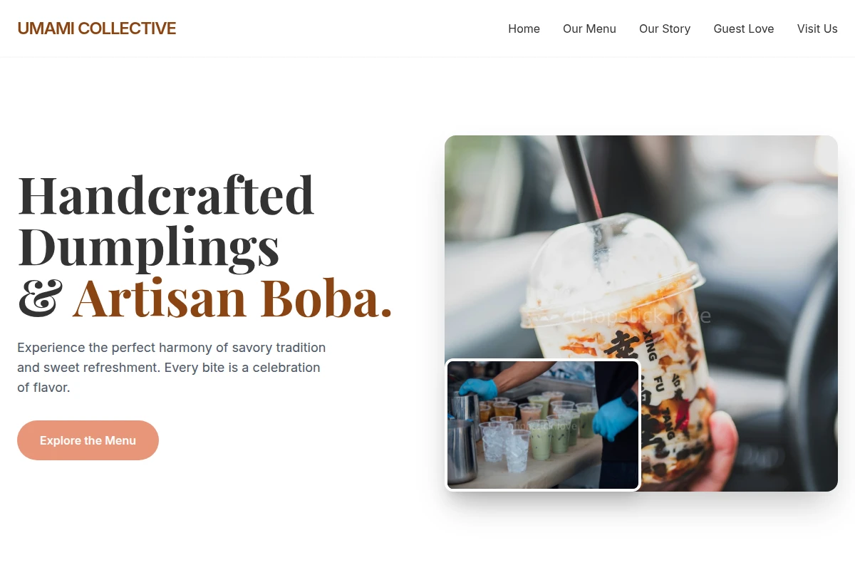 Dumpling Boba Shop